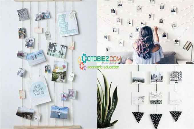 Cara Pasang Foto Polaroid di Dinding