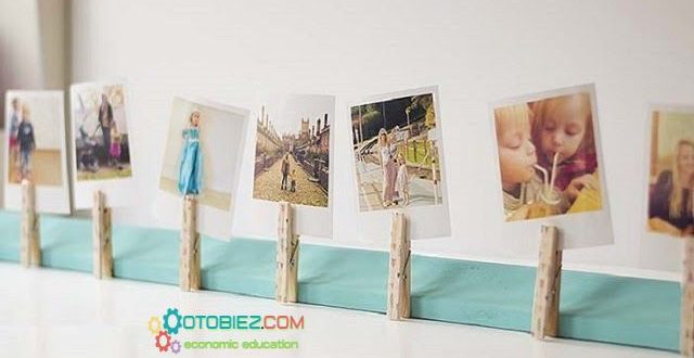 Cara Pasang Foto Polaroid di Dinding