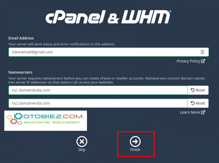Panduan Menggunakan VPS WHM