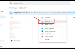 Cara Upload File Ke Google Drive di Laptop