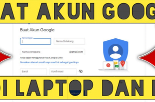 cara daftar akun google di laptop