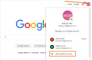 cara login google di laptop