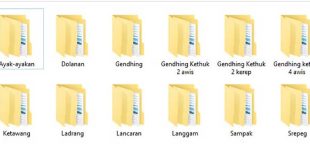 Menyimpan File Di Laptop