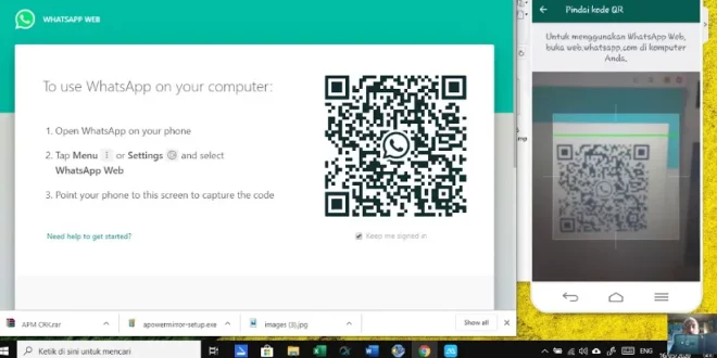 cara bukak wa di laptop 0