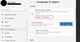 cara mengubah bahasa di laptop 0
