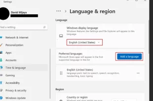 cara mengubah bahasa di laptop 0