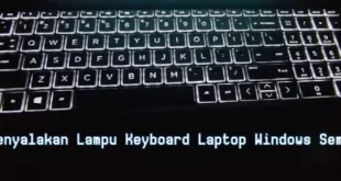 cara menyalakan lampu keyboard laptop hp 0