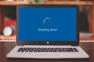 cara shut down laptop 0