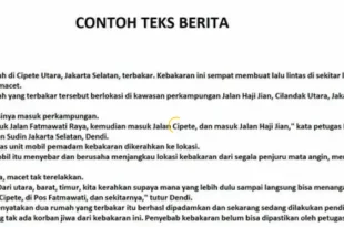 contoh teks berita 0