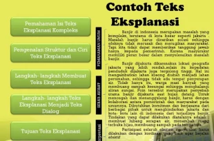 contoh teks eksplanasi 0
