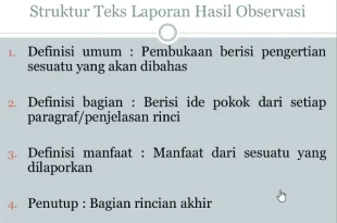 contoh teks laporan hasil observasi 0
