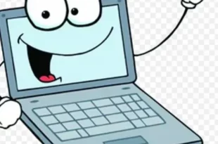 gambar laptop kartun 0