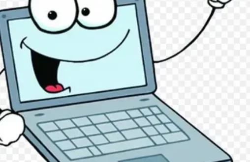 gambar laptop kartun 0