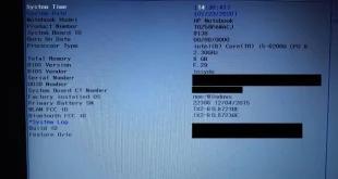 masuk bios laptop hp 0