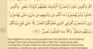 al anfal ayat 72 0