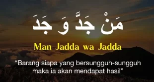 arti man jadda wajada 0