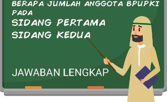berapa jumlah anggota bpupki 0