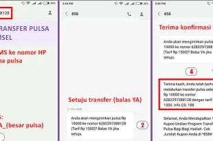 cara mengirim pulsa telkomsel 0