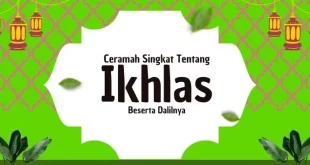 ceramah singkat tentang ikhlas 0