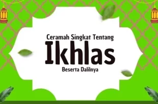 ceramah singkat tentang ikhlas 0