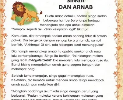 cerita pendek bahasa inggris 0