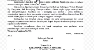 contoh proposal pengajuan dana 0