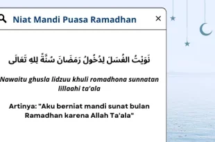 doa mandi sebelum puasa 0