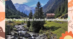 featured image baris pertama dan kedua pantun disebut 0
