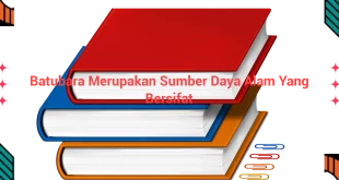 featured image batubara merupakan sumber daya alam yang bersifat 0