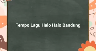 featured image tempo lagu halo halo bandung 0