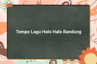 featured image tempo lagu halo halo bandung 0