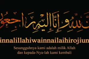 innalillahi wa inna ilaihi rajiun 0