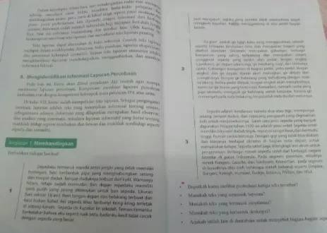 manakah teks yang termasuk laporan 0