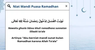 niat mandi sebelum puasa 0