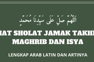 niat sholat jamak takhir maghrib dan isy 0