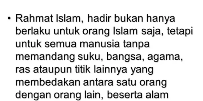 rahmatan lil alamin artinya 0