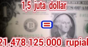 satu dolar berapa rupiah 0