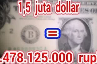 satu dolar berapa rupiah 0