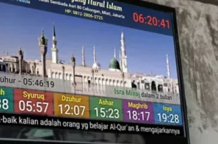 sholat dzuhur jam berapa 0