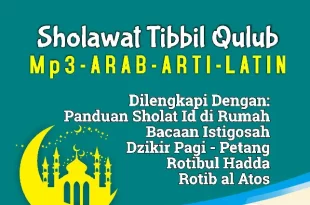 sholawat tibbil qulub lirik 0