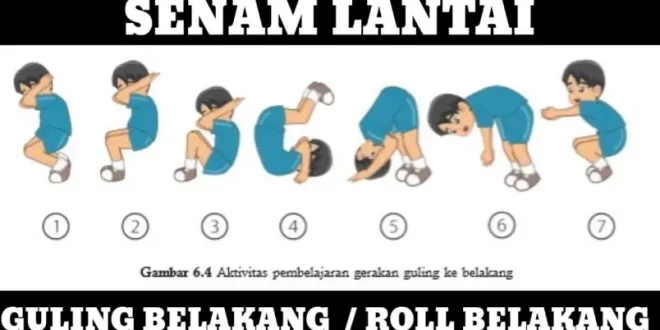 sikap akhir yang benar saat guling belakang adalah 0