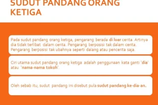 sudut pandang orang ketiga 0