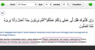 surat yunus ayat 40 41 0
