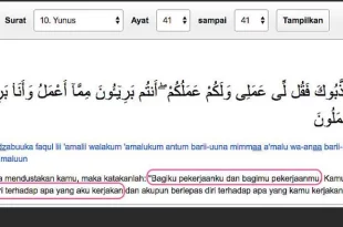 surat yunus ayat 40 41 0