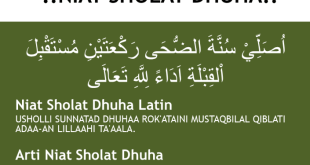 Niat Sholat Dhuha