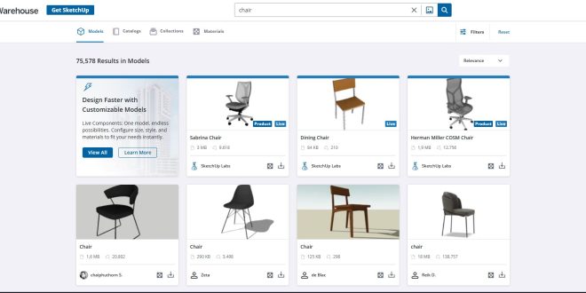 downloan 3d warehouse