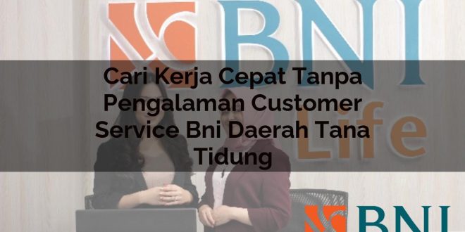 cari kerja cepat tanpa pengalaman customer service bni daerah tana tidung 1751090347