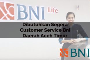dibutuhkan segera customer service bni daerah aceh timur 1751103181