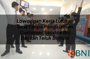 lowongan kerja lulusan sma tanpa pengalaman customer service bni daerah teluk bintuni 1751094718