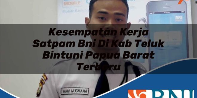 kesempatan kerja satpam bni di kab teluk bintuni papua barat terbaru 1753871173